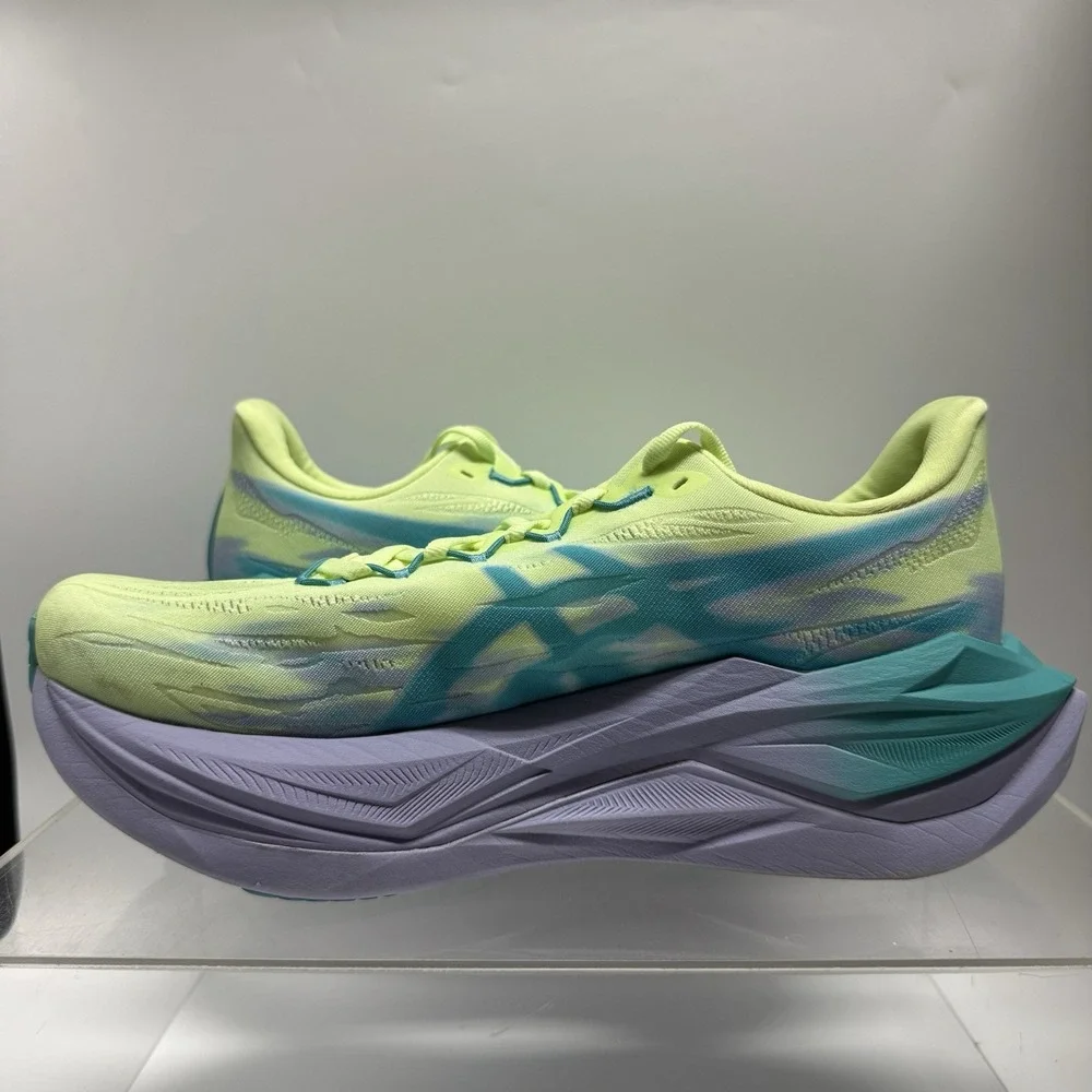 Asics Superblast 3 Yellow Energy Aqua 1013A177 Running Shoes Men's Size 9.5